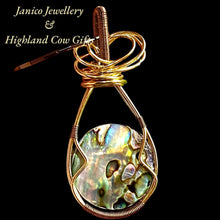 Load image into Gallery viewer, ABALONE ROUND PENDANT