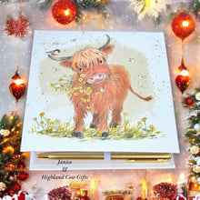 Load image into Gallery viewer, PAPER SHED MEMO BLOCK HIGHLAND COW