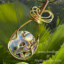 Load image into Gallery viewer, ABALONE ROUND PENDANT