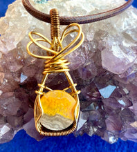 Load image into Gallery viewer, BUMBLEBEE JASPER Wirewrapped PENDANT