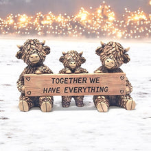 Load image into Gallery viewer, HIGHLAND COWS ‘TOGETHER WE HAVE EVERYTHING’