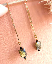 Load image into Gallery viewer, LABRADORITE EARRINGS