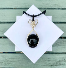 Load image into Gallery viewer, RAINBOW OBSIDIAN PENDANT