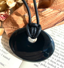 Load image into Gallery viewer, BLACK OBSIDIAN PENDANT