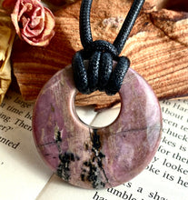Load image into Gallery viewer, RHODONITE PENDANT