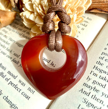 Load image into Gallery viewer, CARNELIAN HEART PENDANT