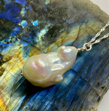 Load image into Gallery viewer, FRESHWATER NUCLEATED BAROQUE PEARL NECKLACE & Magnetic Catch