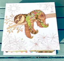 Load image into Gallery viewer, SIMON SLOTH BUG ART MEMO BLOCK & PEN