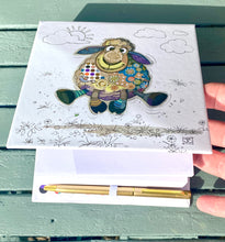 Load image into Gallery viewer, SIMON SLOTH BUG ART MEMO BLOCK & PEN