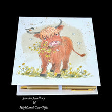 Load image into Gallery viewer, PAPER SHED MEMO BLOCK HIGHLAND COW
