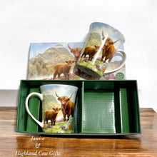 Load image into Gallery viewer, HIGHLAND COW FINE CHINA MUGS
