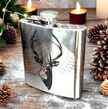 Load image into Gallery viewer, 6oz STAG HIP FLASK
