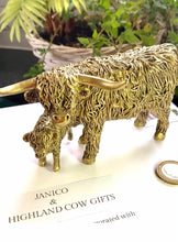 Load image into Gallery viewer, Large BRONZE HIGHLAND COW &amp; CALF
