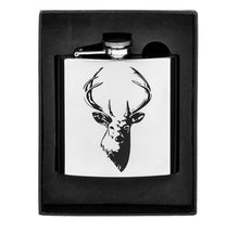 Load image into Gallery viewer, 6oz STAG HIP FLASK
