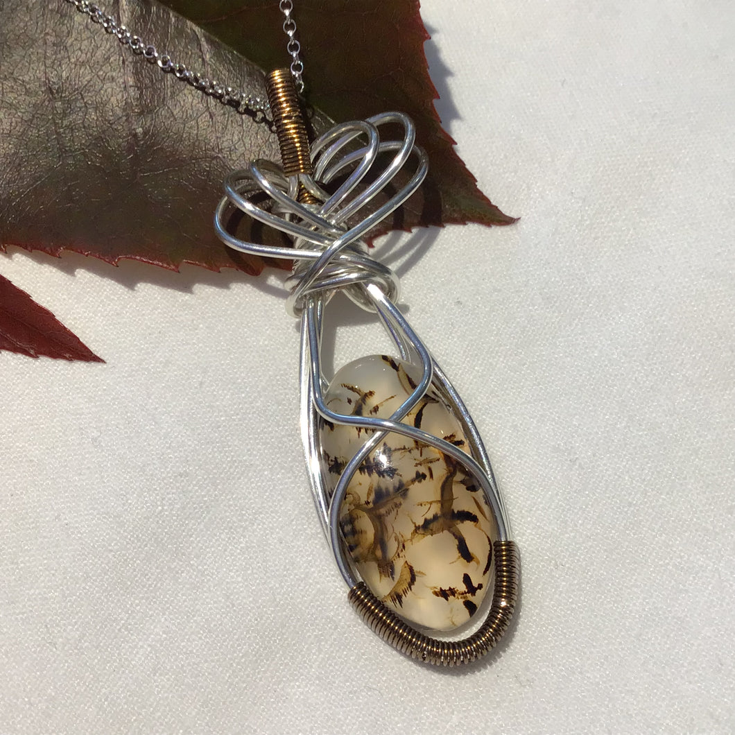 MONTANA AGATE NECKLACE