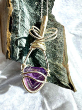 Load image into Gallery viewer, AMETHYST PYRAMID PENDANT
