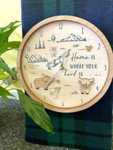 Load image into Gallery viewer, HIGHLAND COWS CLOCK
