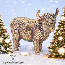 Load image into Gallery viewer, BRONZE HIGHLAND COW (small)
