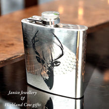 Load image into Gallery viewer, 6oz STAG HIP FLASK
