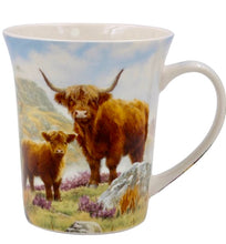 Load image into Gallery viewer, HIGHLAND COW FINE CHINA MUGS

