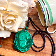 Load image into Gallery viewer, AMAZING  MALACHITE PENDANT
