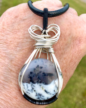 Load image into Gallery viewer, DENDRITIC ‘WIREWRAPPED’ AGATE PENDANT
