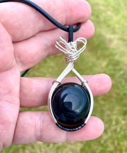 Load image into Gallery viewer, RAINBOW OBSIDIAN PENDANT

