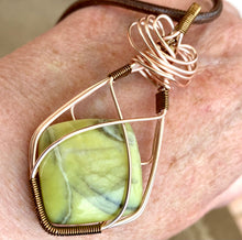 Load image into Gallery viewer, SCOTTISH SERPENTINE (square) PENDANT
