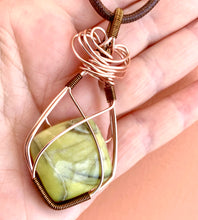 Load image into Gallery viewer, SCOTTISH SERPENTINE (square) PENDANT
