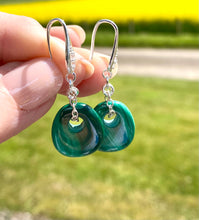 Load image into Gallery viewer, MALACHITE DROP EARRINGS
