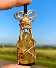 Load image into Gallery viewer, COPAL WIREWRAPPED PENDANT
