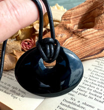 Load image into Gallery viewer, BLACK OBSIDIAN PENDANT
