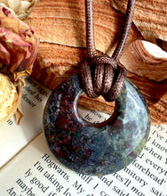 Load image into Gallery viewer, DRAGON BLOOD JASPER  PENDANT
