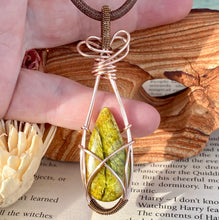 Load image into Gallery viewer, GREEN OPAL PENDANT (slim)
