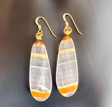 Load image into Gallery viewer, STRIPED  QUARTZ EARRINGS
