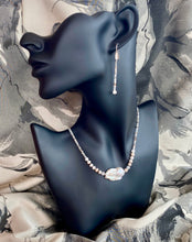 Load image into Gallery viewer, BRONZE RUTILE &amp; FRESHWATER PEARL SET

