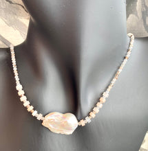 Load image into Gallery viewer, BRONZE RUTILE &amp; FRESHWATER PEARL SET
