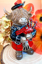 Load image into Gallery viewer, HAPPY HIGHLAND PIPER COW
