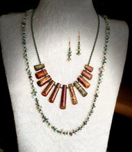 Load image into Gallery viewer, PICASSO JASPER with Larimar
