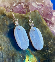 Load image into Gallery viewer, BLUE LACE AGATE  EARRINGS
