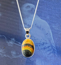 Load image into Gallery viewer, BUMBLEBEE JASPER PENDANT
