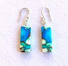 Load image into Gallery viewer, MOHAVE ICE BLUE EARRINGS

