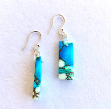 Load image into Gallery viewer, MOHAVE ICE BLUE EARRINGS
