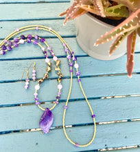 Load image into Gallery viewer, AMETHYST &amp; HEMATITE SET
