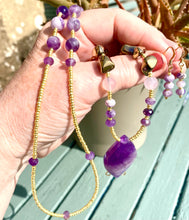 Load image into Gallery viewer, AMETHYST &amp; HEMATITE SET
