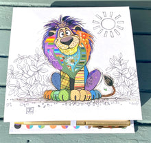 Load image into Gallery viewer, FELIX CAT BUG ART MEMO BLOCK &amp; PEN
