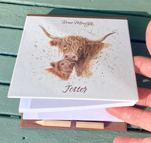 Load image into Gallery viewer, HIGHLAND COO &amp; CALF JOTTER PAD  &amp; PENCIL
