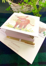 Load and play video in Gallery viewer, PAPER SHED MEMO BLOCK HIGHLAND COW
