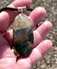 Load and play video in Gallery viewer, MATRIX CALCITE  PENDANT
