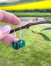 Load and play video in Gallery viewer, MALACHITE DROP EARRINGS
